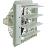 iLiving ILG8SFS-CR Corrosion Resistant Single Speed Shutter Exhaust Fan 16-in