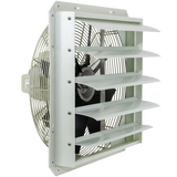 iLiving ILG8SFS-CR Corrosion Resistant Single Speed Shutter Exhaust Fan 18-in