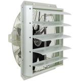 iLiving ILG8SFS-CR Corrosion Resistant Single Speed Shutter Exhaust Fan 20-in