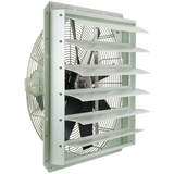 iLiving ILG8SFS-CR Corrosion Resistant Single Speed Shutter Exhaust Fan 24-in