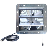 iLiving ILG8SFV-T with Speed Thermostat Control Shutter Exhaust Fan 10-in - Main