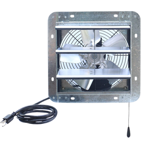 iLiving ILG8SFV-T with Speed Thermostat Control Shutter Exhaust Fan 10-in - Main