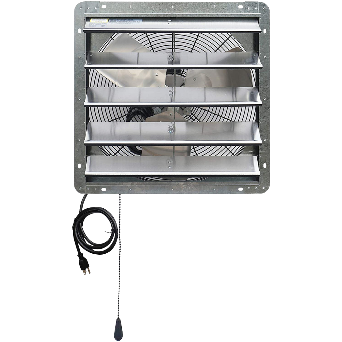 iLiving ILG8SFV-T with Speed Thermostat Control Shutter Exhaust Fan 20-in