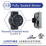 iLiving ILG8SFVC Shutter Exhaust Fan - Infographic 2