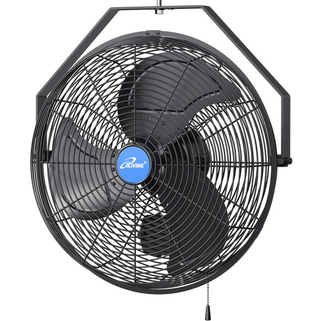 iLiving Wall Mounted Variable Speed Indoor/Outdoor Fan - 14-inch Fan - Main