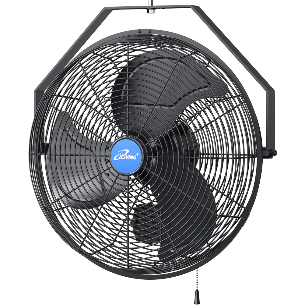 iLiving Wall Mounted Variable Speed Indoor/Outdoor Fan - 14-inch Fan - Main