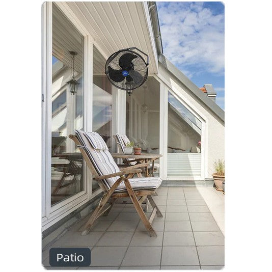 iLiving 3 Speed Wall Mounted Indoor/Outdoor Fan – Sylvane