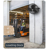 Iliving Wall Mounted Variable Speed Indoor Outdoor Fan Lifestyle 2