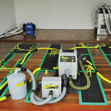 Injectidry HP-PLUS Floor Drying Package - in Family Room