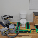 Injectidry HP-PLUS Floor Drying Package - In Bathroom