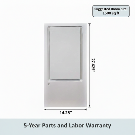 Innovative Dehumidifiers In-Wall Dehumidifier dimensions