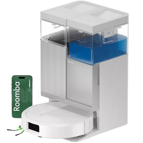 iRobot Roomba Plus 415 Combo Vacuum/Mop + AutoWash Dock - White