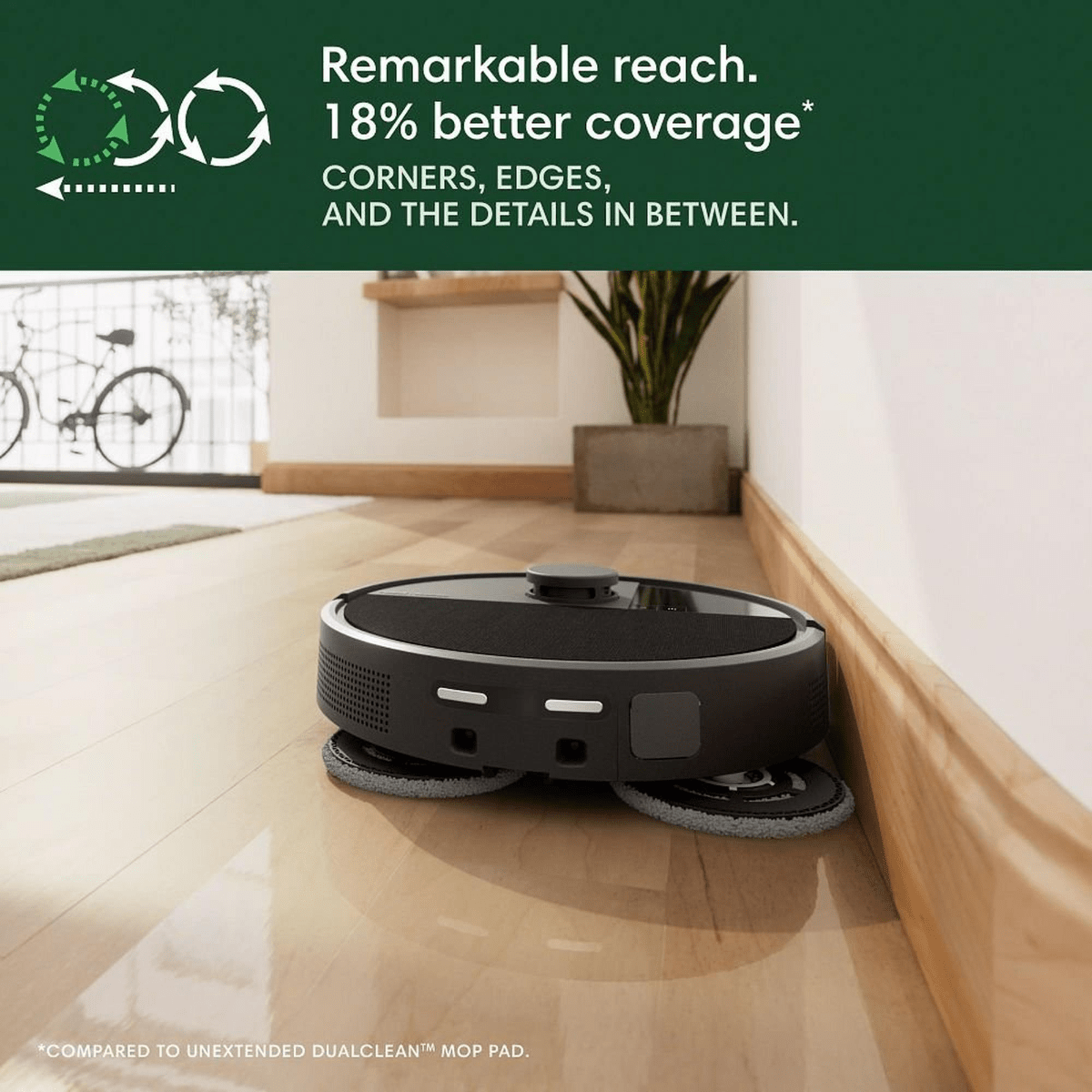 iRobot Roomba Plus 505 Vacuum Mop Robot w/ AutoWash Dock - Infographic 3