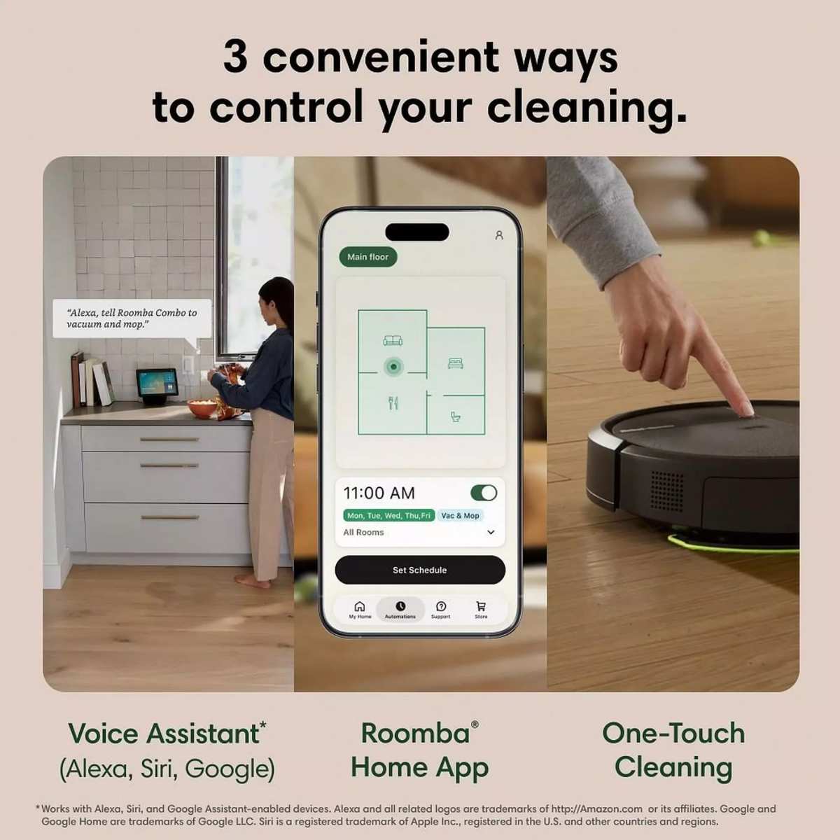 iRobot Roomba Plus 515 Combo Robot Vacuum/Mop + AutoWash Dock - Infographic 8