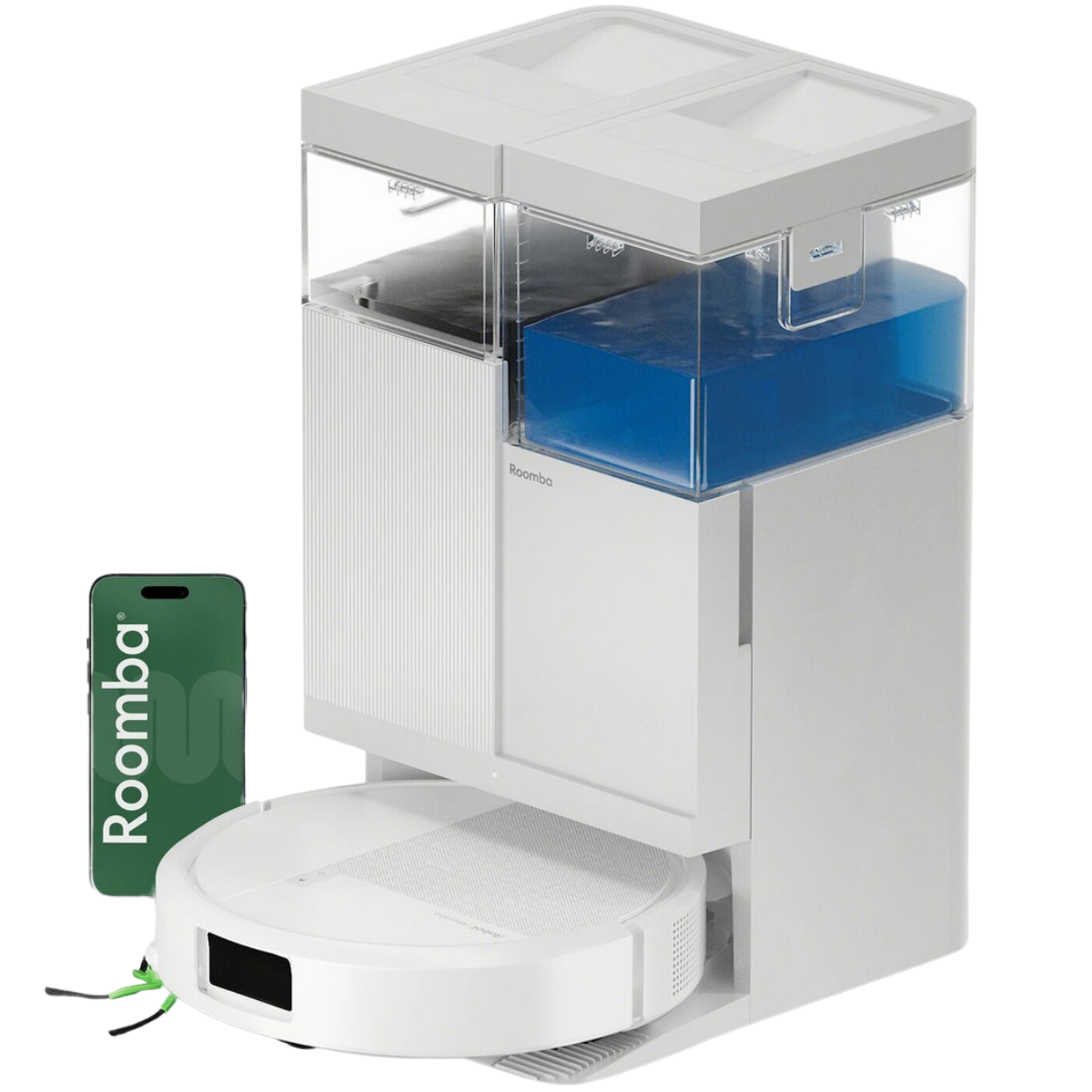 iRobot Roomba Plus 515 Combo Vacuum/ Mop + AutoWash Dock - White