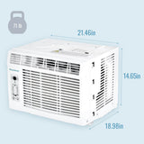 Keystone 14,500 BTU 115V Window Air Conditioner - Dimensions
