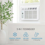 Keystone 14,500 BTU 115V Window Air Conditioner - Operating Modes