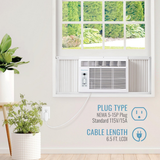 Keystone 6,000 BTU Window AC, Remote Control KSTAW06 - Infographic 2