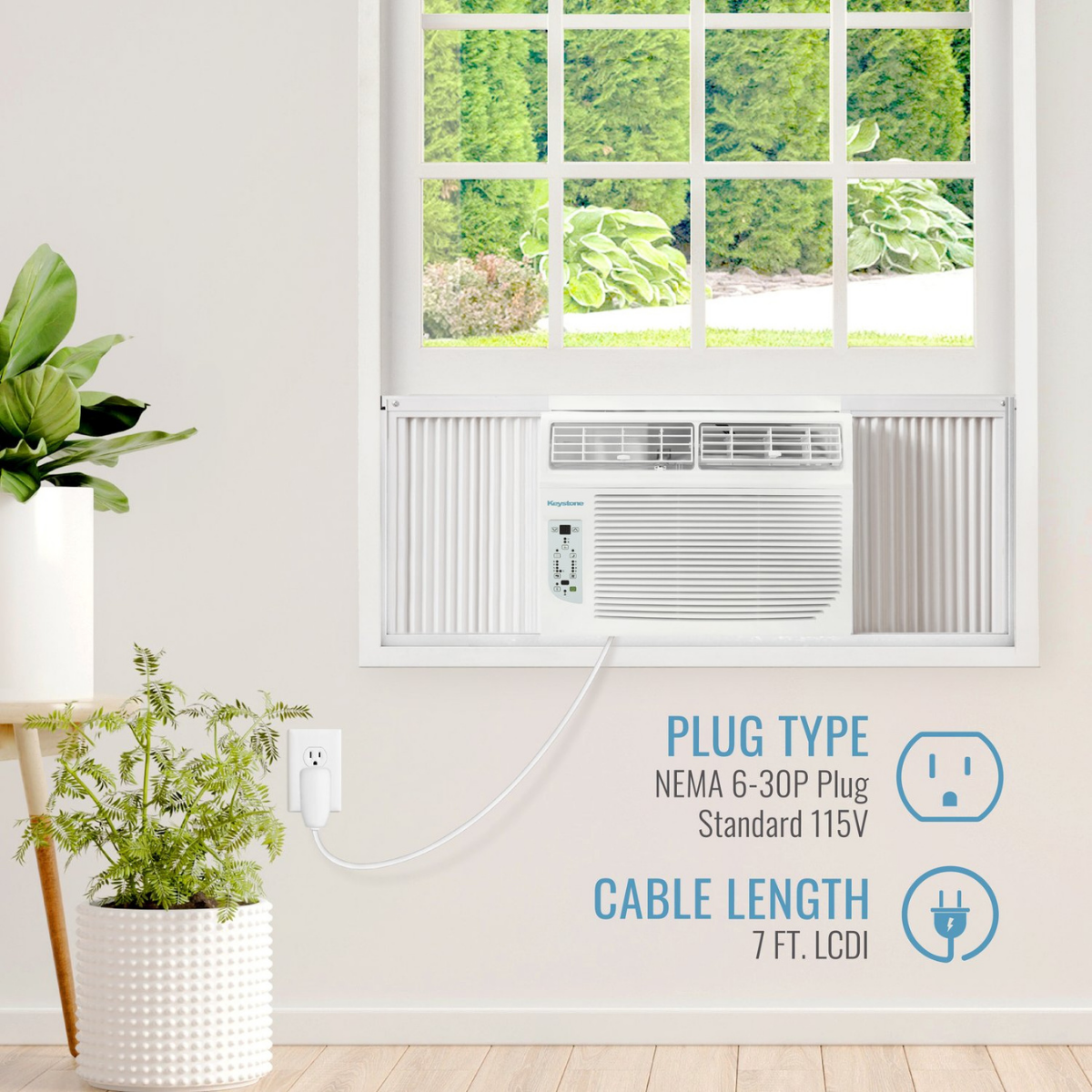 Keystone 8,000 BTU Window Air Conditioner with Heat - Infographic 5