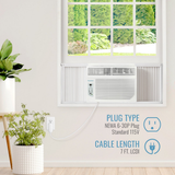 Keystone 8,000 BTU Window Air Conditioner with Heat - Infographic 5