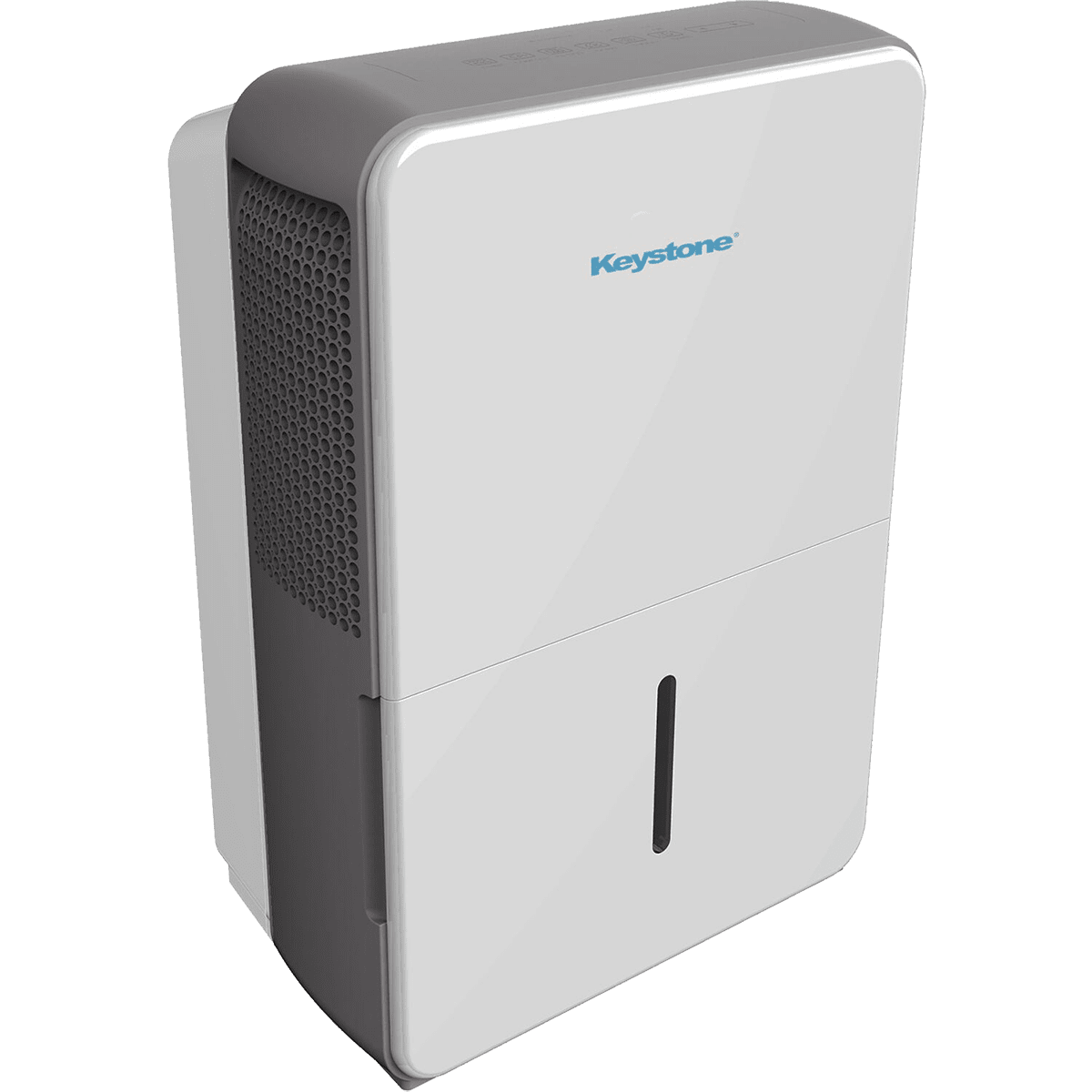 Keystone 50 Pint Energy Star Dehumidifier - Right Angle View