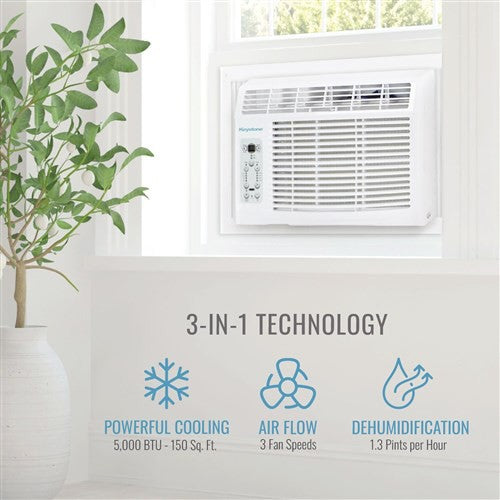 Keystone 5,000 BTU Window Air Conditioner - 3 in 1