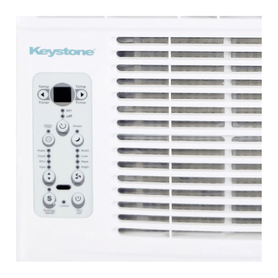 Keystone 12,000 BTU Window Air Conditioner with Heat - Controls
