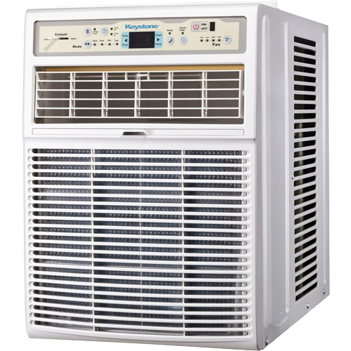 Keystone 8,000 BTU Casement Window Air Conditioner - Angle
