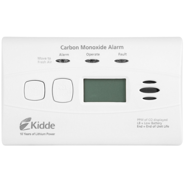 Kidde C3010D Carbon Monoxide Alarm w/ Digital Display and 10-Year Lithium Battery - Main