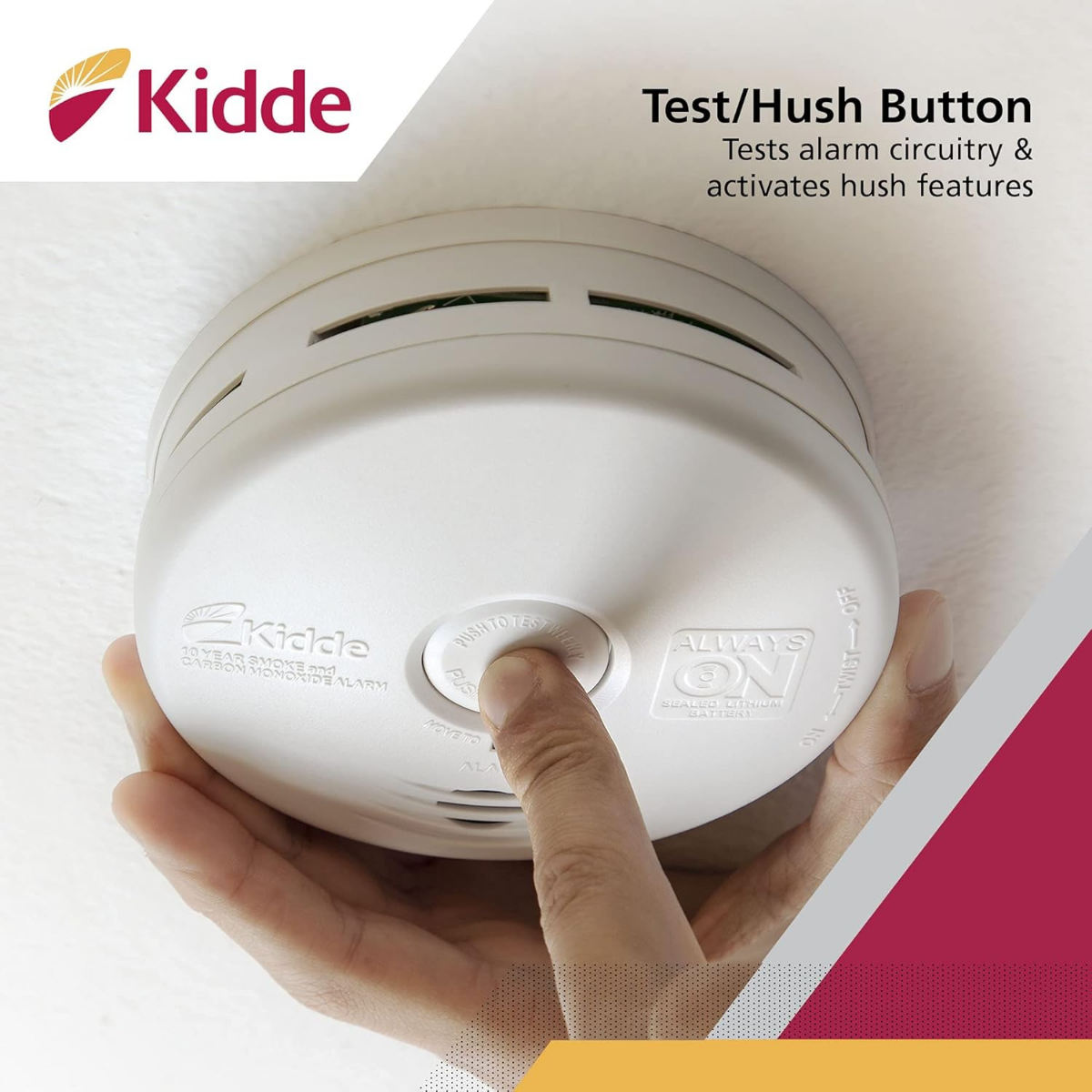 Kidde P3010K-CO Smoke & Carbon Monoxide Alarm w/ 10-Year Lithium Battery - Infographic 4