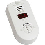 Kidde KN-COP-DP-10YL Plug-In Carbon Monoxide Detector w/ 10-Year Battery Backup & Digital Display - Angle
