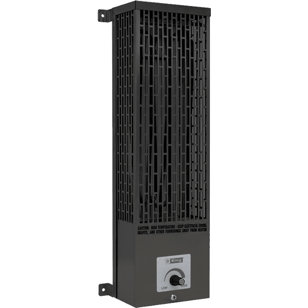 King Electric 1000W Pump House Heater - Gray