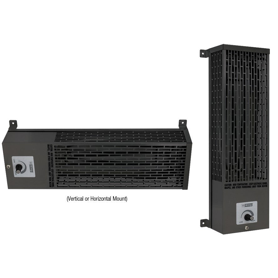 King Electric 1000W Pump House Heater - Mount vertically or horizontally