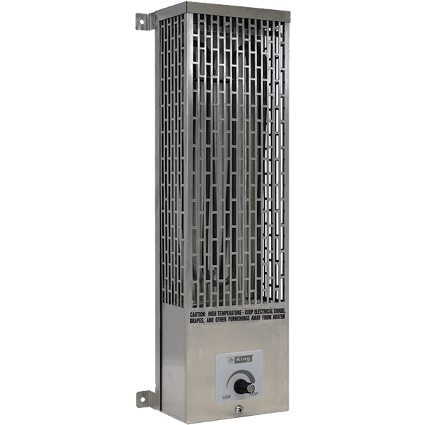 King Electric 1000W Pump House Heater - Stainless Steel