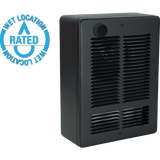 King Electric 120V Wet Location Wall Heater w/ Thermostat - Right Angle View