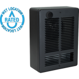 King Electric 120V Wet Location Wall Heater w/ Thermostat - Right Angle View