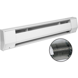 King Electric Ceramic Core Baseboard Heater 240V - Close up Core Element