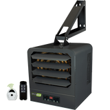 King Electric ECO2S+ 2 Stage Garage Heater - angle