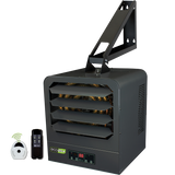 King Electric ECO2S+ 2 Stage Garage Heater - angle
