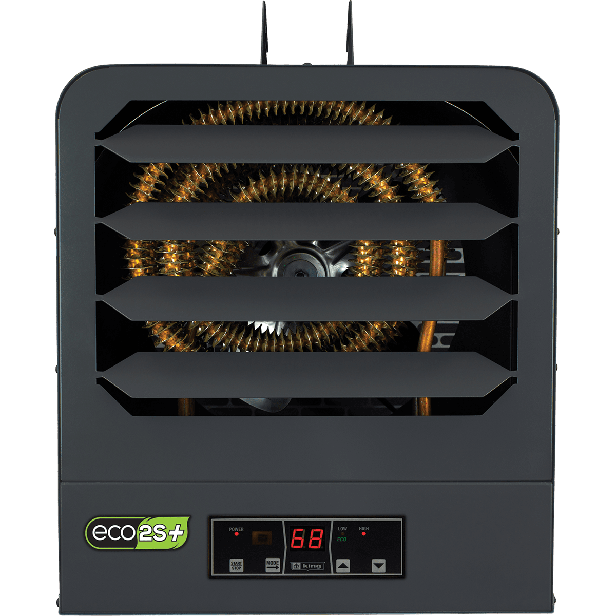 King Electric ECO2S+ 2 Stage Garage Heater - front