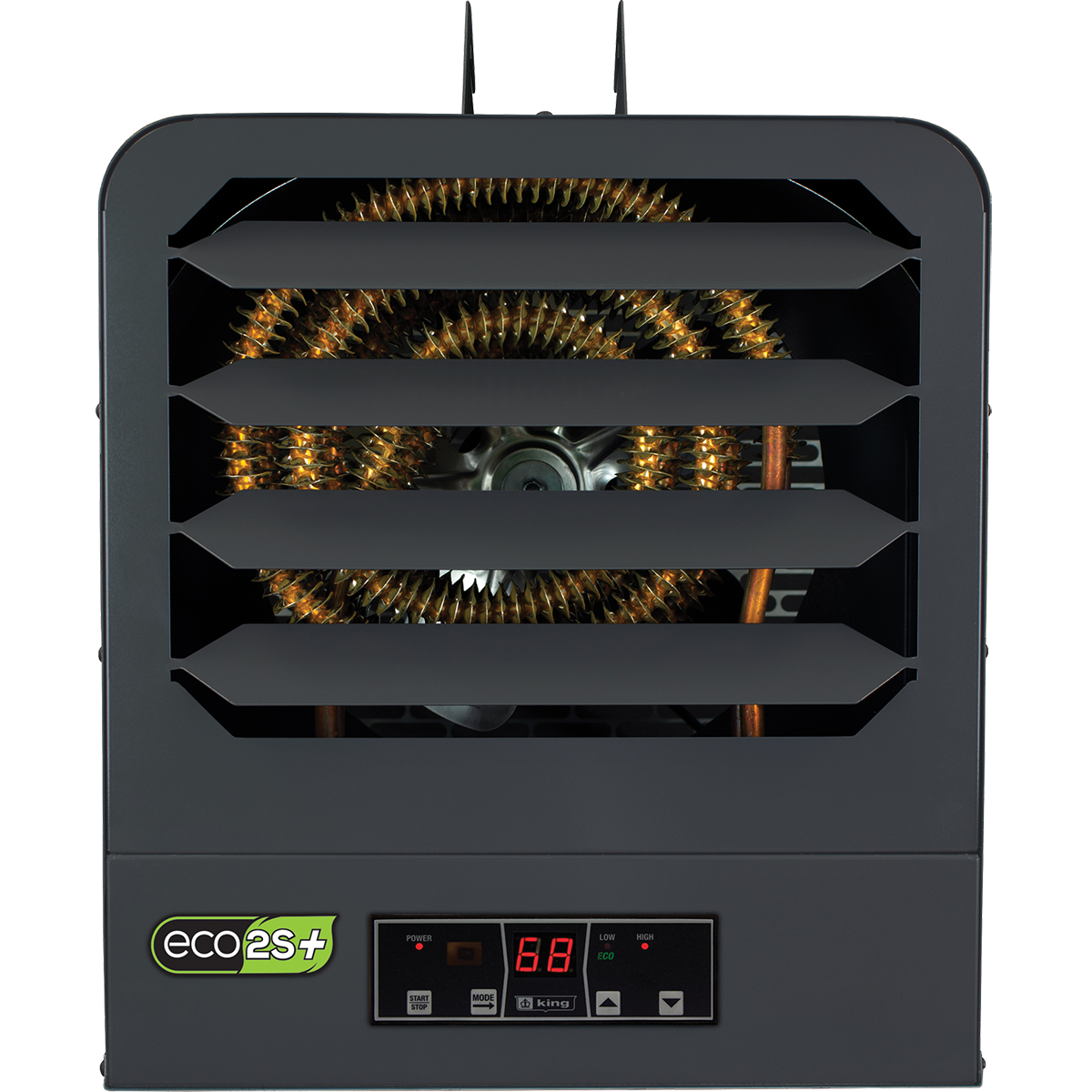 King Electric ECO2S+ 2 Stage Garage Heater - front