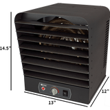 King Electric 5000 Watt Garage Heater - 240V - Dimensions