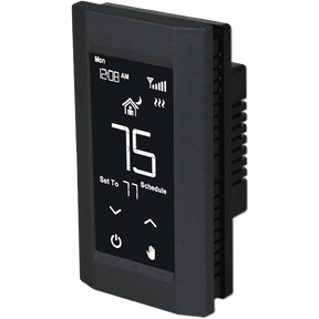 King Electric Hoot DP 240V Wi-Fi Touch Screen Thermostat - Black
