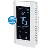 King Electric Hoot 240V Wi-Fi Touch Screen Double Pole Thermostat - White