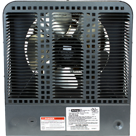 King Electric ECO2S+ 2 Stage Garage Heater - Back