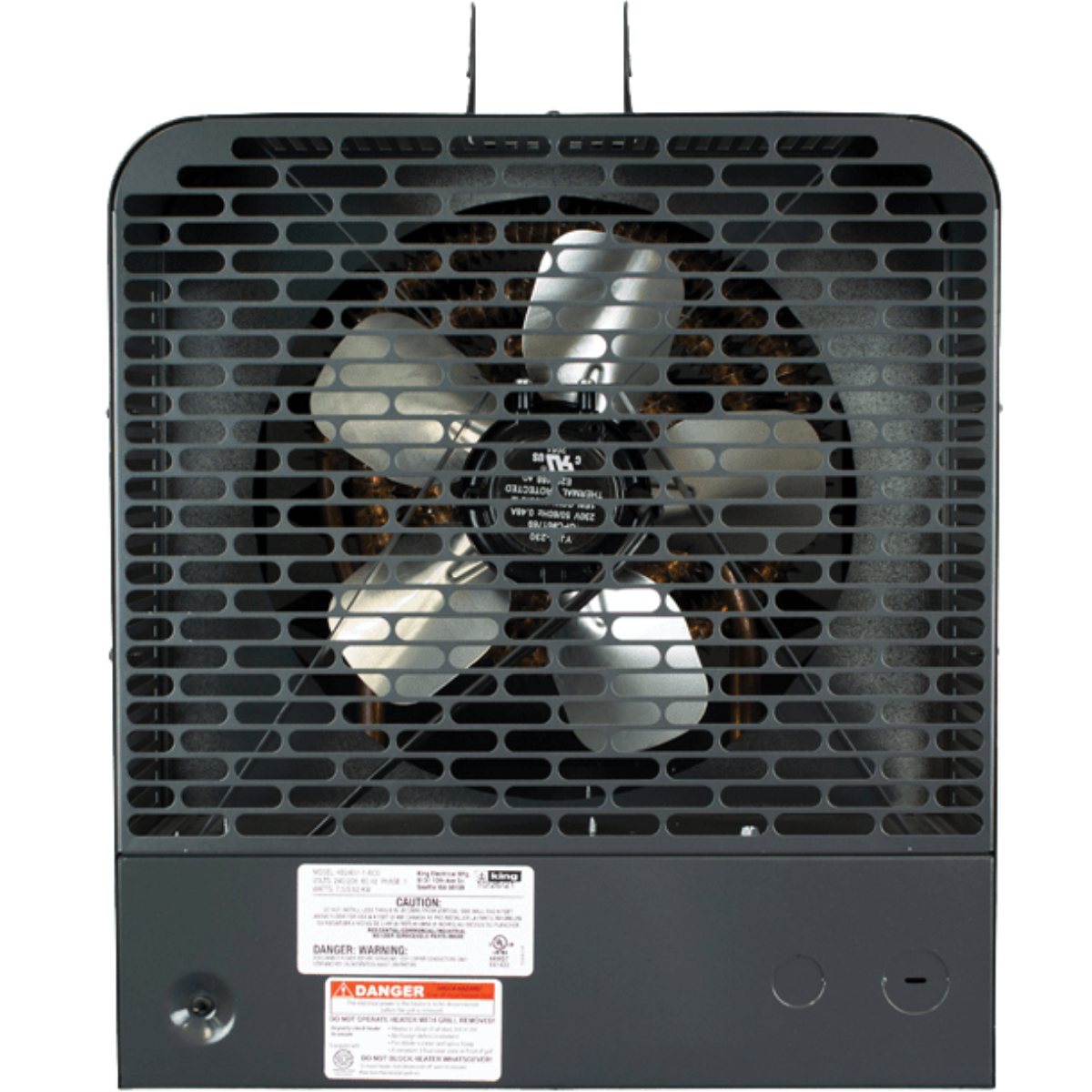 King Electric KB ECO2S Series 2-Stage Electronic Garage Heater - Back