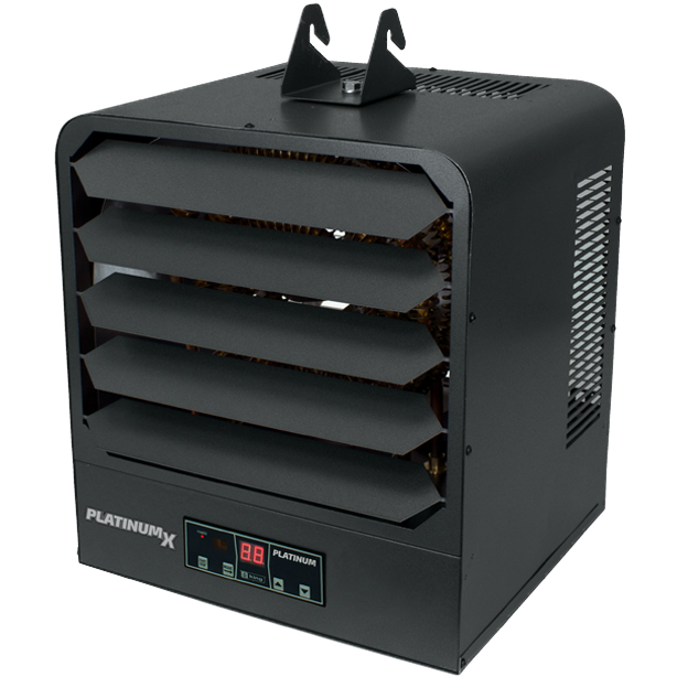 King Electric KB PlatinumX Multi-Phase 208V Unit Heater - Angle