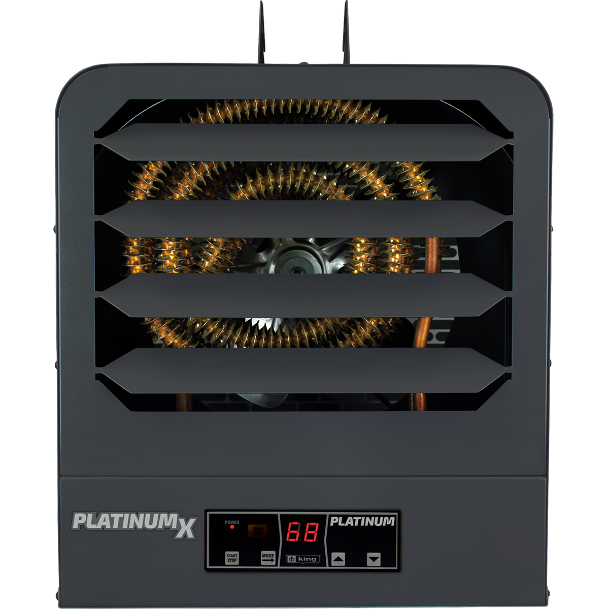 King Electric KB PlatinumX Single Phase 208V Unit Heater - front