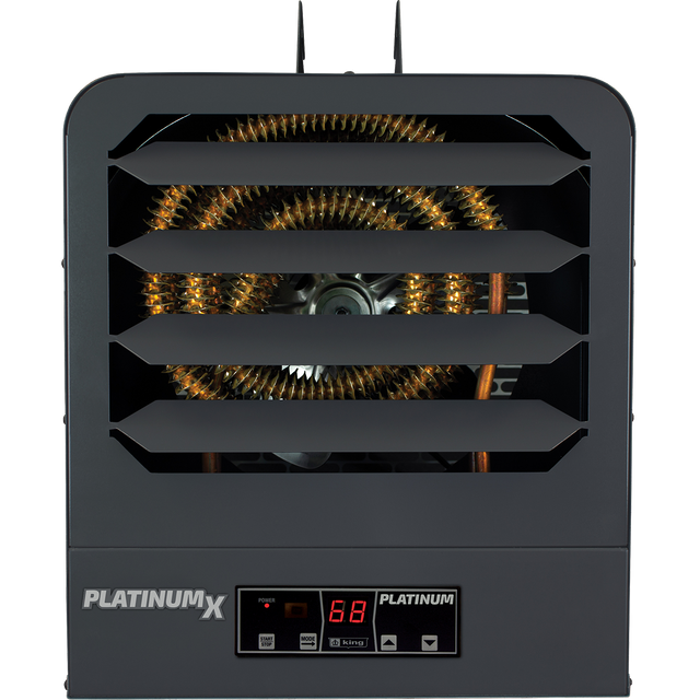 King Electric KB PlatinumX Single Phase 208V Unit Heater - front