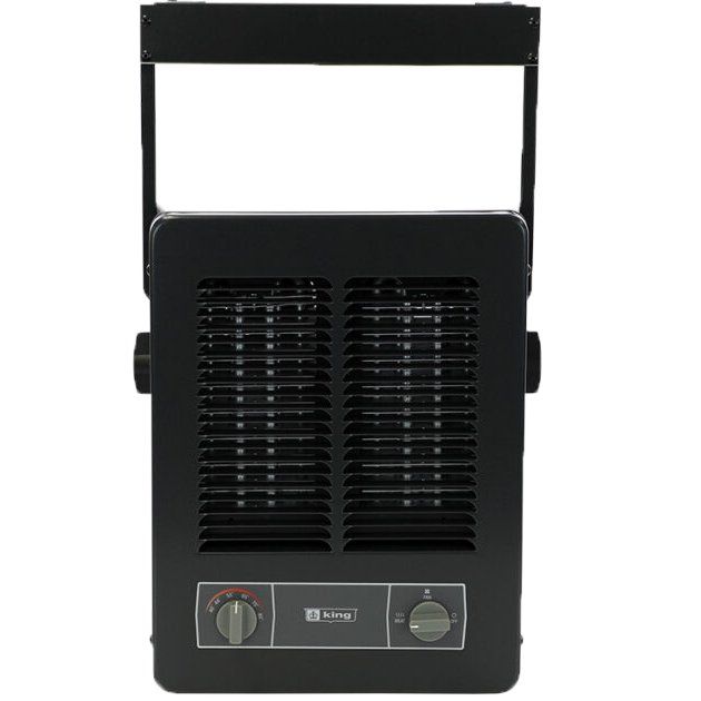King Electric 5700W Single Phase Unit Heater - Front View